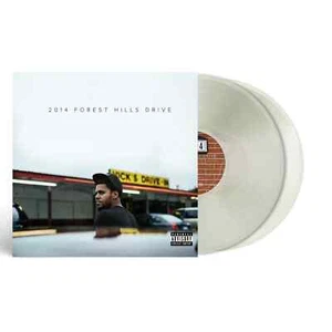 LE # 1602/2014! RARE J. Cole - 2014 Forest Hills Drive CLEAR Vinyl - Alt Cover - Picture 1 of 3