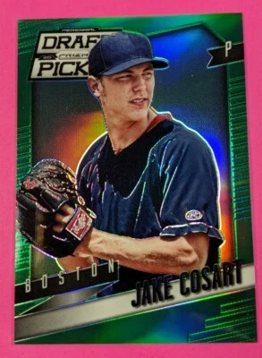 2014 Panini Prizm Perennial Draft Picks Green Prizms 09/35 Jake Cosart #9 - Image 1 of 2