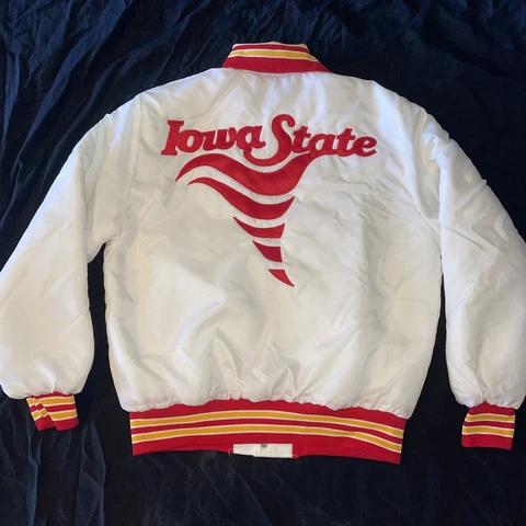 Iowa State Football 1980’s Satin Jacket Large Cover