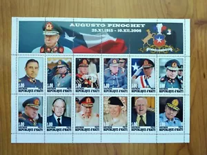 Augusto Pinochet Presidente de Chile Haití - Imagen 1 de 1