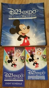 D23 Expo 2017 wiederverwendbare Tragetasche Souvenir Guide & Veranstaltungsplan - Bild 1 von 1