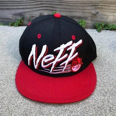NEFF Mezcla de Lana Snapback Sombrero Para Hombre Talla Única Bordado Logo Gorra Ajustable Negra Foto 1 de 4