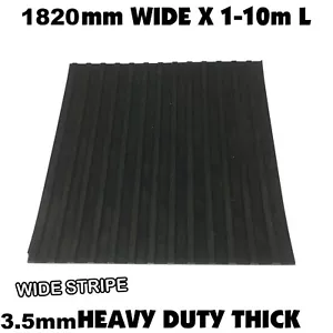 Van Ute Tray Rubber 1820mm Mat Camper Wide Stripe Caravan flooring 1-10m 1800mm - Picture 1 of 13
