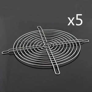 5 x rejilla protectora de dedos malla metálica para computadora PC 150 mm ventilador de refrigeración - Imagen 1 de 3