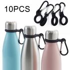 Keep Your Water Bottle Handy 10PCS Silicone Bottle Holders and Carabiners