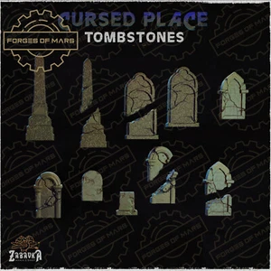Basing Bits - Cursed Place - Tombstones (x15) - Imagen 1 de 1