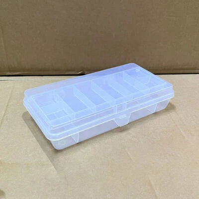 Caja de ganchos de señuelo de pesca caja de almacenamiento caja de clasificación caja de almacenamiento de pesca de doble cubierta Foto 1 de 4