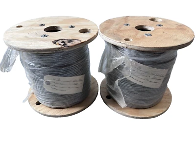 Conducto de cable corrugado de 2 carretes, 500 pies ea. Tipo F1-55, I.D. 1/8, O.D. 194-204 Foto 1 de 3