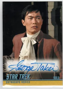 STAR TREK TOS CAPTAIN'S COLLECTION A283 GEORGE TAKEI AS SULU AUTOGRAPH - Picture 1 of 2