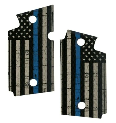 Thin Blue Line Flag Custom Sig Sauer P938 Grips - Image 1 of 2