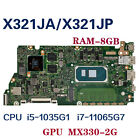For Asus Vivobook X321jp S333jp X321ja X321jq Motherboard Cpu I5-1035G1 8Gb-Ram