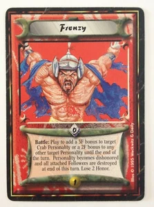 Frenzy L5R Legend of the Five Rings CCG Imperial Edition 1995 - Picture 1 of 1