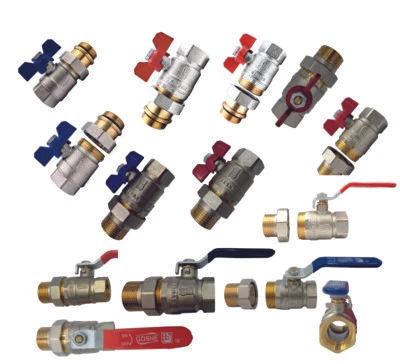 Kugelhahn Messing Kugelventil Absperrhahn Absperrventil Hebel Flügelgriff - Bild 1 von 4