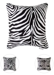 Hahadidi Black & White Zebra/Animal Printed Decorative Throw Pillow 18x18 Cover - Picture 1 of 9