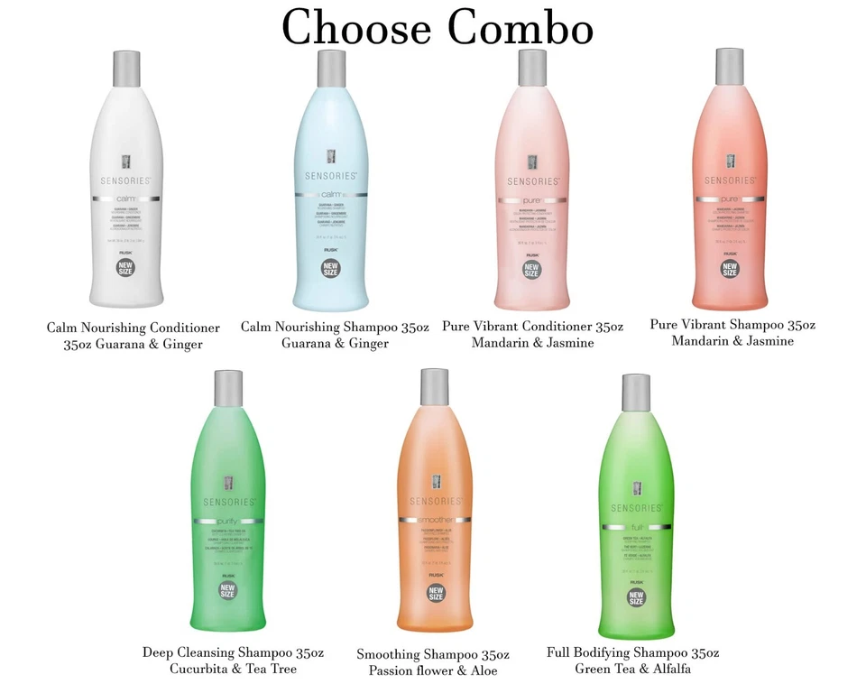 Acondicionador nutritivo calmante RUSK Sensories 35 oz elige combo Foto 1 de 1