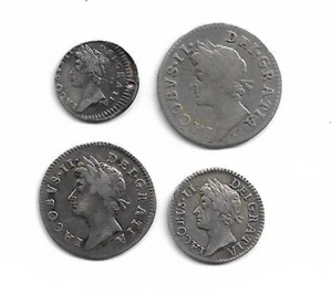 JUEGO 1687 MAUNDY - JAMES II - Estado EF - 4 Monedas en Cápsula Maundy - Imagen 1 de 4