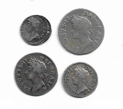 1687 MAUNDY SET - JAMES II - condition EF - 4 Coins in Maundy Capsule - Image 1 of 4