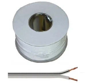 100m of White 42 Strand HiFi Speaker Cable on Reel - Picture 1 of 3