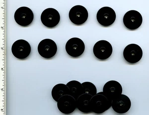 LEGO x 20 Black Technic, Disk 3 x 3 bulk lot 2723 - Picture 1 of 1