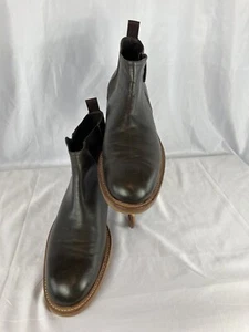 Donald J Pliner Zeus 09 Boots Brown 10M Leather  - Picture 1 of 9