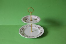 zauberhafte zweistöckige Etagere Teller Rosenthal Maria Poesie 05208