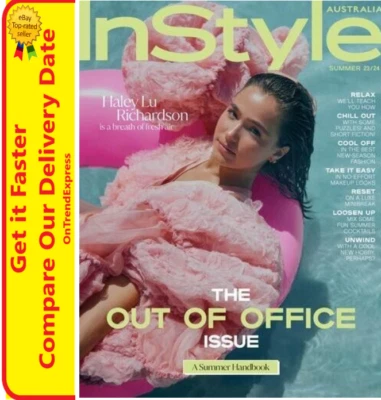 InStyle Australia Magazine Summer 2023/24 Haley Lu Richardson The Out Of Office - Image 1 of 4
