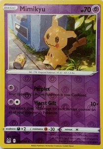 080/196 MIMIKYU REVERSE HOLO VERLORENER URSPRUNG POKEMON KARTE - Bild 1 von 1