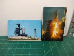 2 alte Space Shuttle Start Postkarten (lesen) - Bild 1 von 9