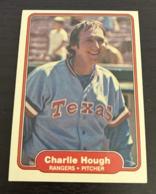 1982 Fleer - Charlie Hough - #319 - Texas Rangers - Image 1 of 2