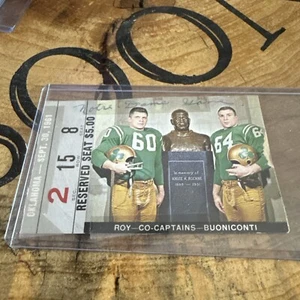 Boleto de Notre Dame Fighting Irish Oklahoma Sooners 1963 Norman South Bend - Imagen 1 de 10