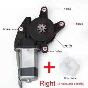 12V Right Power Window Lifter Regulator Motor for Honda Insight /Honda Civic - Foto 1 di 9