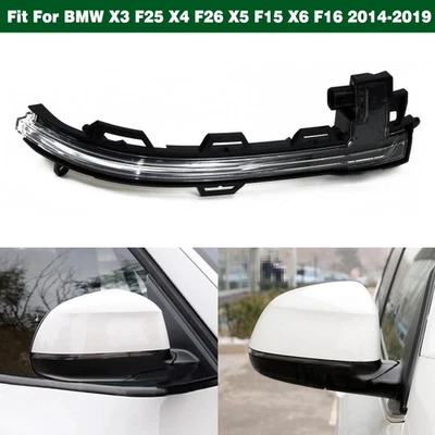 Luz de señal de giro del espejo lateral derecho para BMW X3 F25 X4 F26 X5 F15 X6 F16 2014-19 Foto 1 de 4