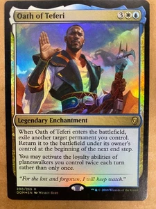 MTG 1x FOIL Oath of Teferi # 200 Dominaria Magic the Gathering Card x1 NM - Picture 1 of 1