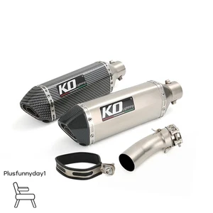 Modified For Kawasaki Ninja ZX4R ZX4RR 23-25 Slip-on Muffler Exhaust Pipe System - Picture 1 of 11
