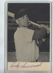1954 Cincinnati Reds Team ausgestellte Postkarte Andy Seminick Autogramm signiert fast neuwertig - Bild 1 von 2