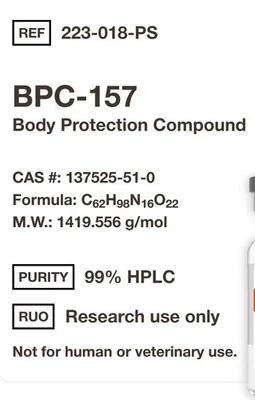 Pl14736[bpc15] 20mg powder 99% pure  80 doses in sealed bottle - Image 1 of 2