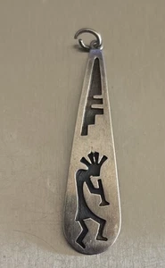 Vintage Hopi Kokopelli Sterling Silber Anhänger - Bild 1 von 5