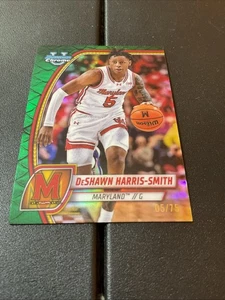 2024-25 BOWMAN CHROME U DeSHAWN HARRIS-SMITH GREEN REPTILIAN -#05/75-MARYLAND - Picture 1 of 4