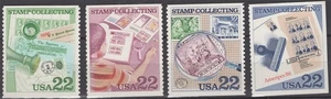 Sc# 2198-2201 - 1986 22¢ Stamp Collecting - Mint NH Set of 4 Stamps - Picture 1 of 1