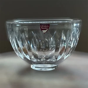 Vintage Orrefors Crystal Bowl Swedish Marked And Unsigned - Small Beautiful - Picture 1 of 4