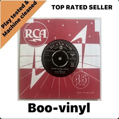 Elvis Presley With The Jordanaires. Crying In The Chapel. 1965 7" vinyl single - Image 1 of 4