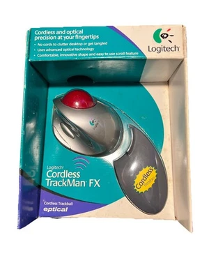 Logitech Cordless Trackman fX Used With Receiver - Image 1 of 4