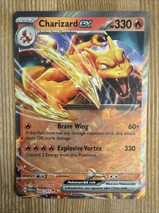 Charizard ex 006/165 Sv: Scarlet & Violet 151 Holo Pokemon NM - Bild 1 von 2