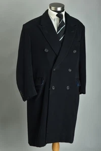 Savile Row Cashmere Overcoat. Gentleman's 1990s Davies & Son Bespoke Made. ZDR - Picture 1 of 11