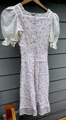 Vestido Gunne Sax Vintage Años 70 por Jessica Floral Hippie Pradera Vestido Foto 1 de 4