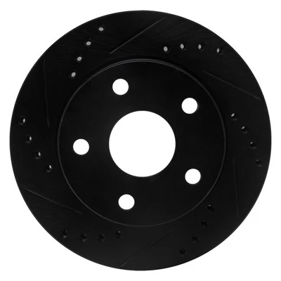 For Toyota Previa 91-94 Brake Rotor DFC Premium Drilled & Slotted Front Driver Foto 1 de 4