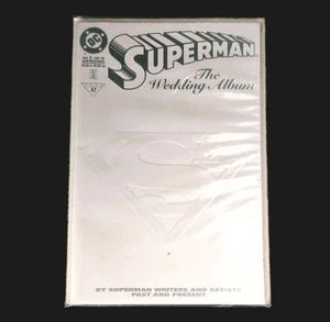 VTG SUPERMAN the WEDDING ALBUM #47 Embossed Cover DC COMICS 1996 SEALED LN NM/M - Picture 1 of 4