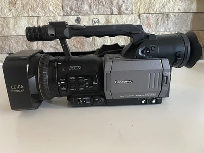 Panasonic AG-DVX100 3CCD Camcorder,   Charger, Powers On Looks To Be Working  - Image 1 of 4
