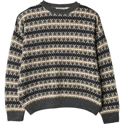 Suéter de punto de algodón estampado integral vintage Liz Claiborne talla L (hombre) Foto 1 de 4