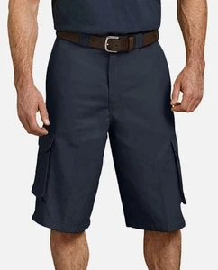 Dickies Men’s Loose Fit Cargo Work Shorts, 13" in Dark Navy WR888DN - Picture 1 of 2